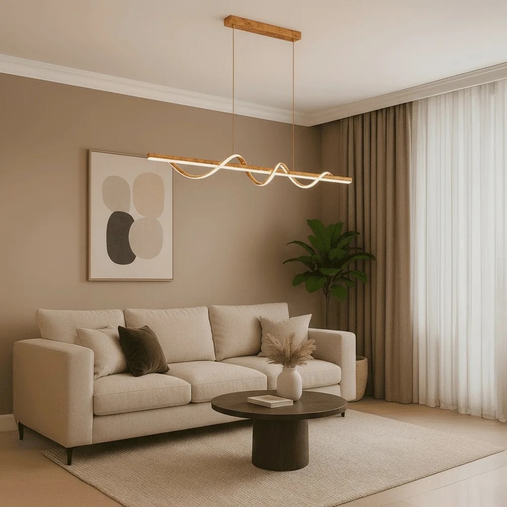 Nota 120 cm Sarkıt Led Avize - Eskitme