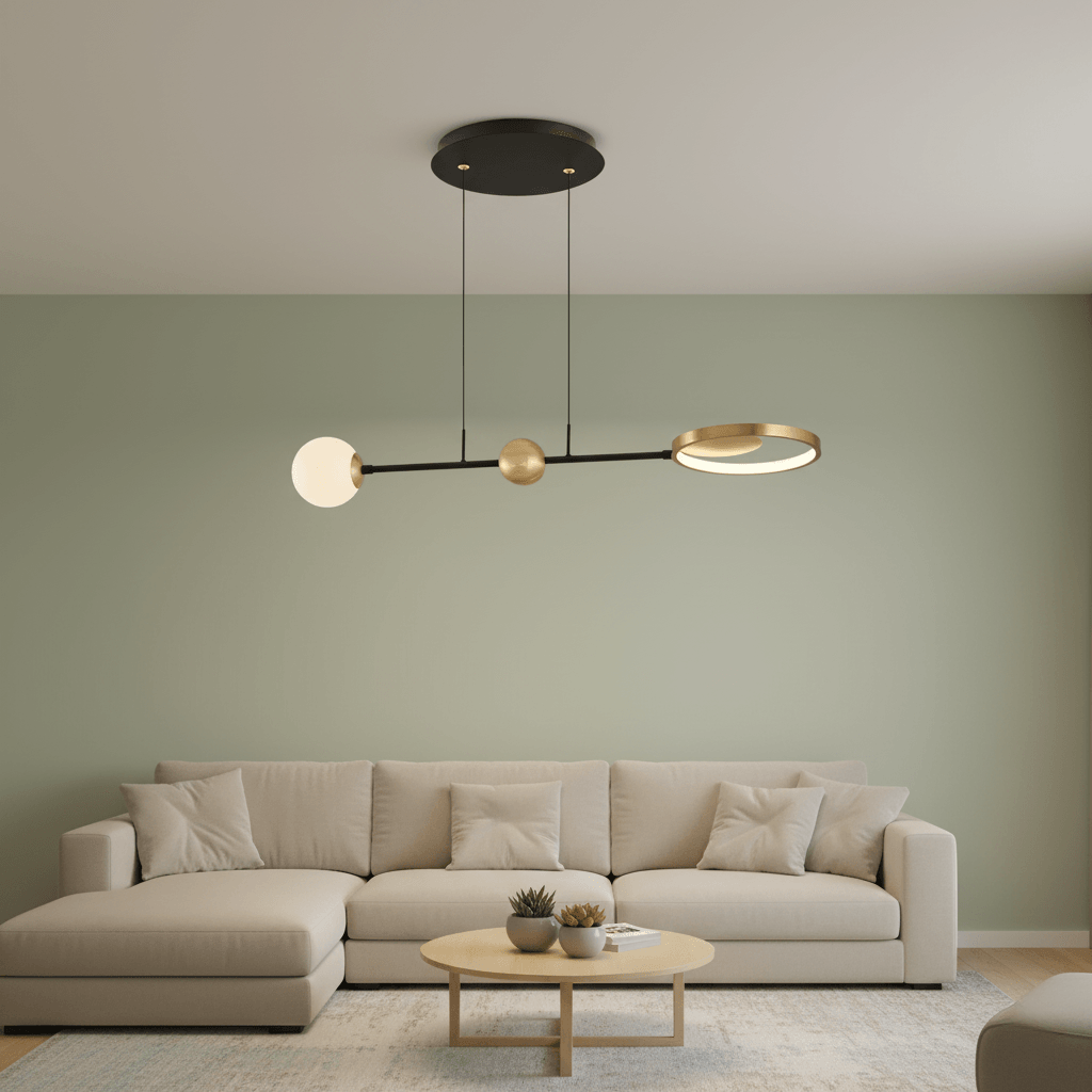 Lunara Eskitme Tekli Sarkıt Led Avize