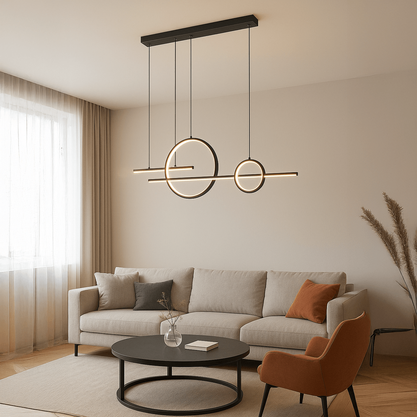 Yörünge 120 cm Sarkıt Led Avize