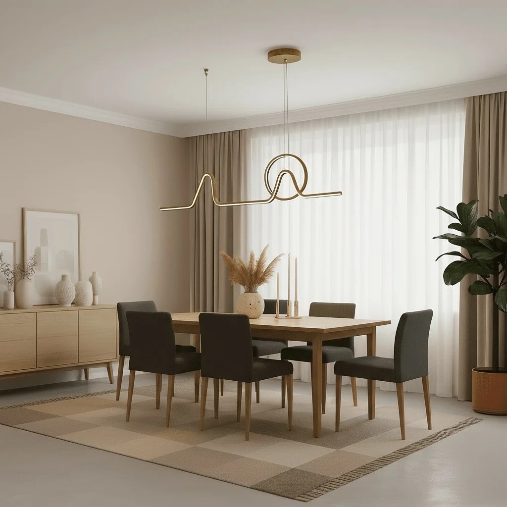 Aura 120 cm Sarkıt Led Avize - Eskitme