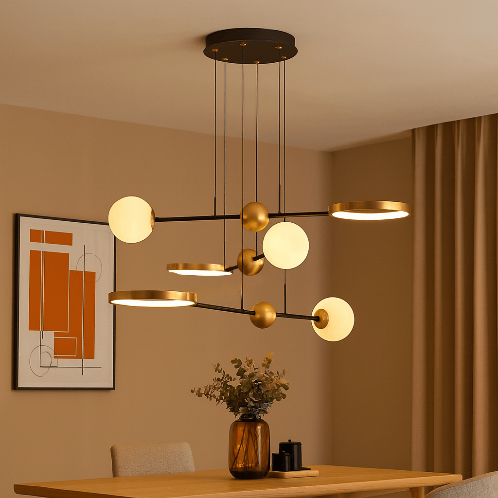 Lunara Eskitme Üçlü Sarkıt Led Avize