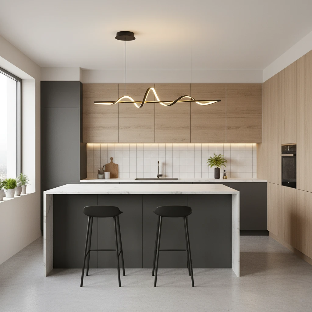 Melodi 120 cm Sarkıt Led Avize