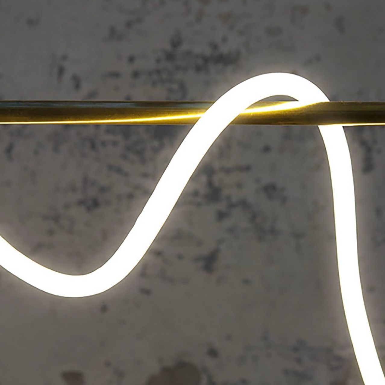 Işık Dalgası Düz Sarkıt Led Avize