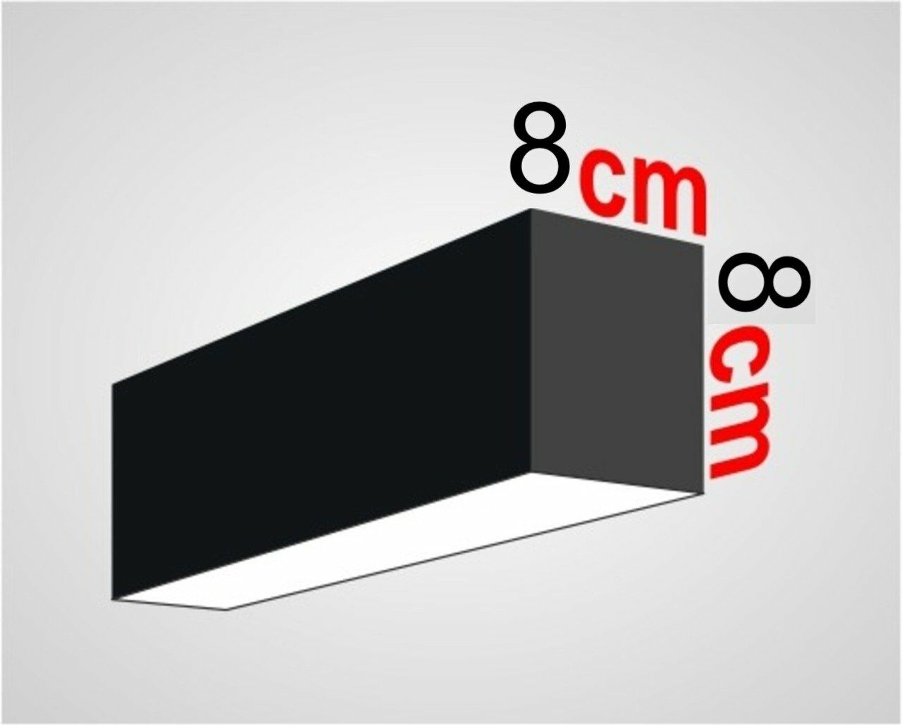Sıva Üstü Oval Linear Armatür