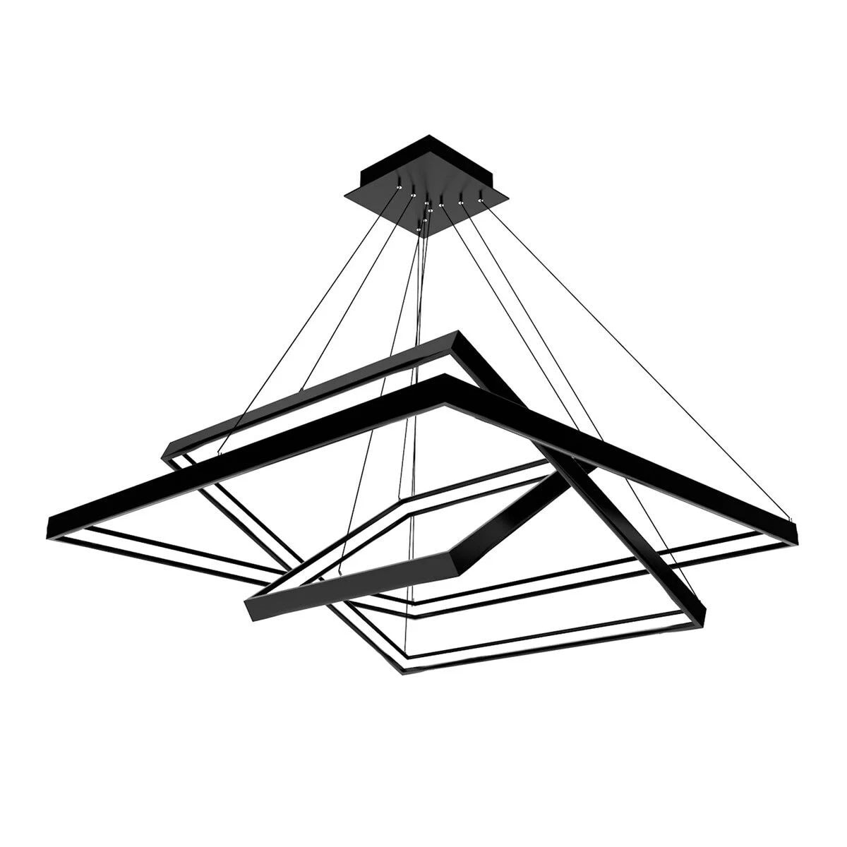 Dekoratif Kare Saturn Modern Led Sarkıt Linear Armatür