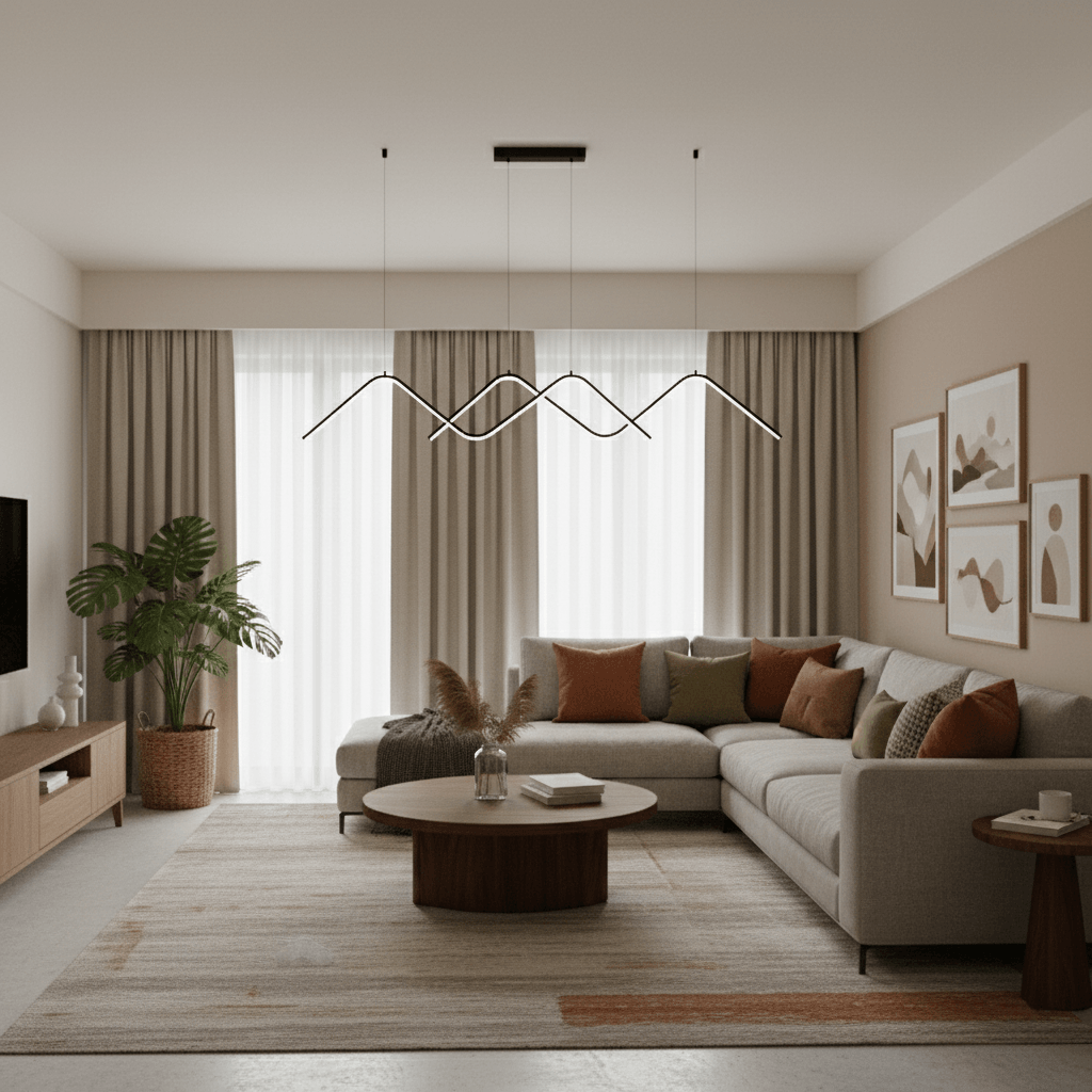 Zirve 120 cm Sarkıt Led Avize