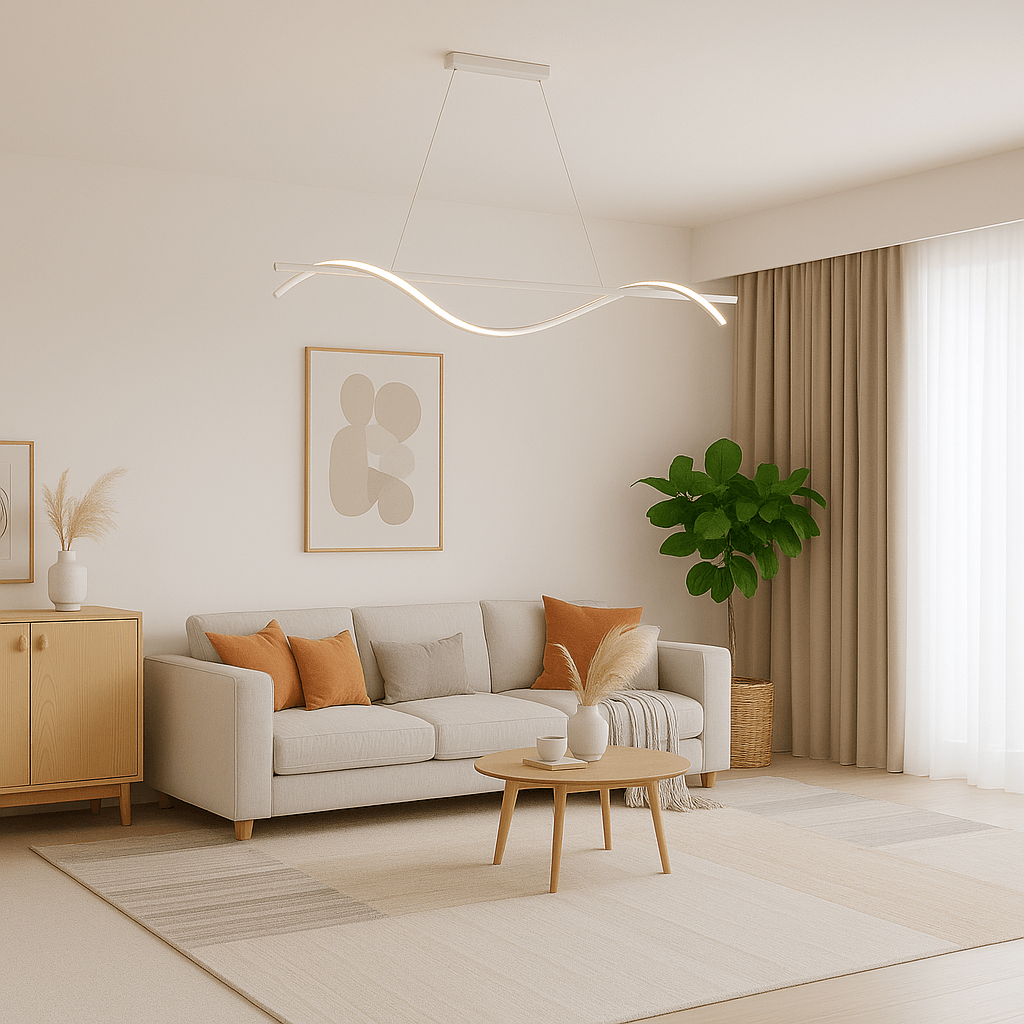 Esinti 120 cm Sarkıt Led Avize - Beyaz