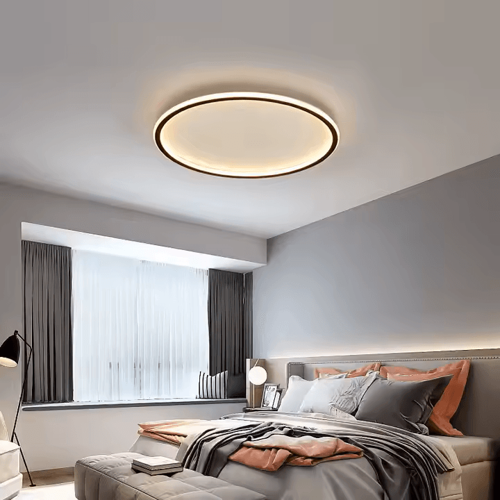 Easy Modern Dekoratif Yuvarlak Plafonyer Led Avize 3 Renk