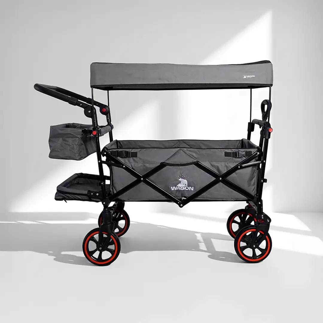 Wagon Premium Bebek Arabası - Gri