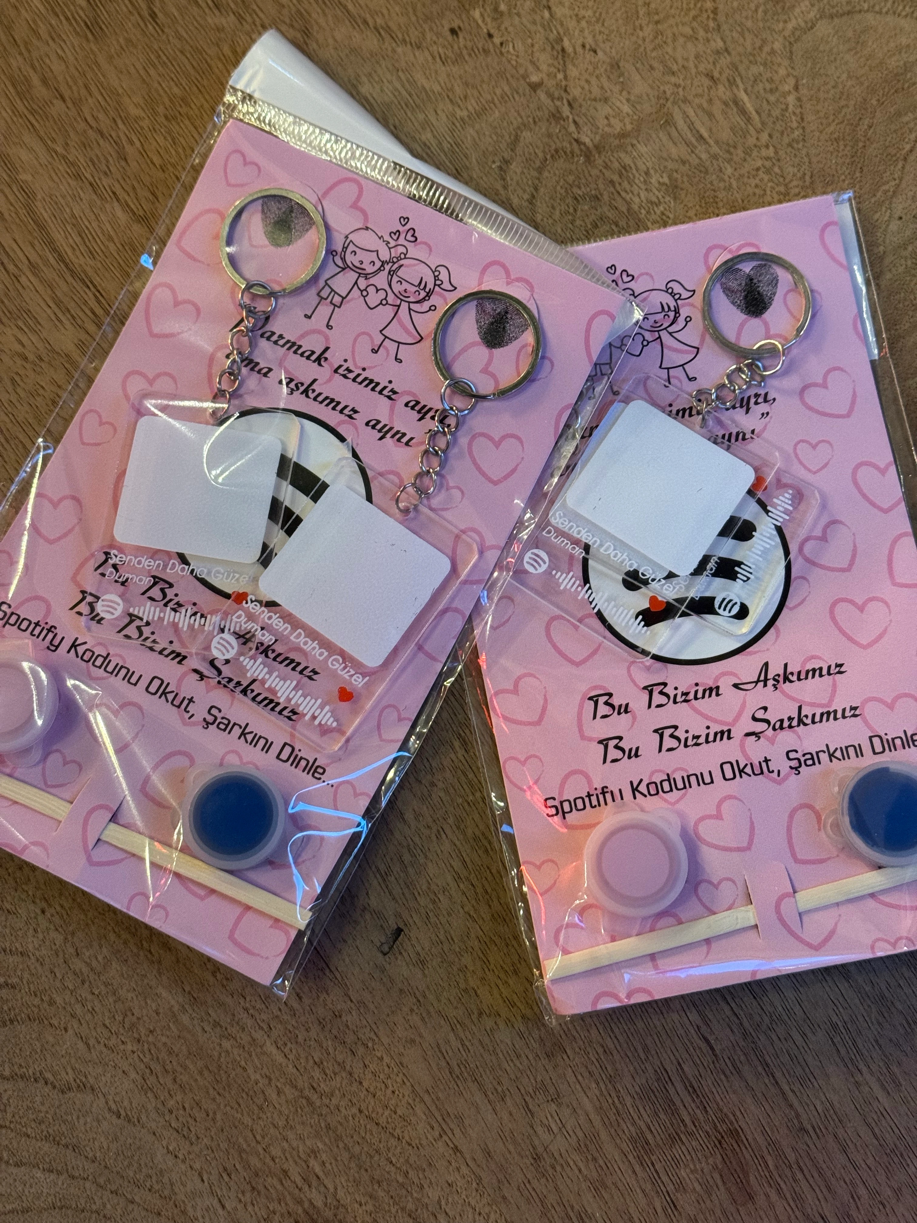 Parmak İzi Çift Anahtarlık