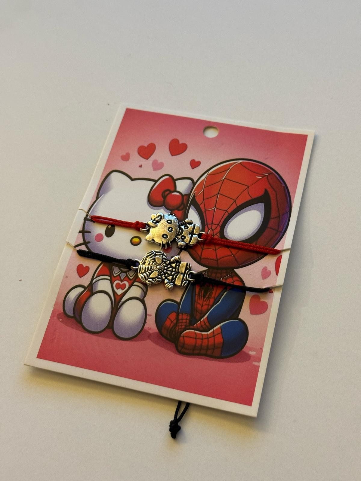 Hello Kitty Spiderman Çift Bileklik 