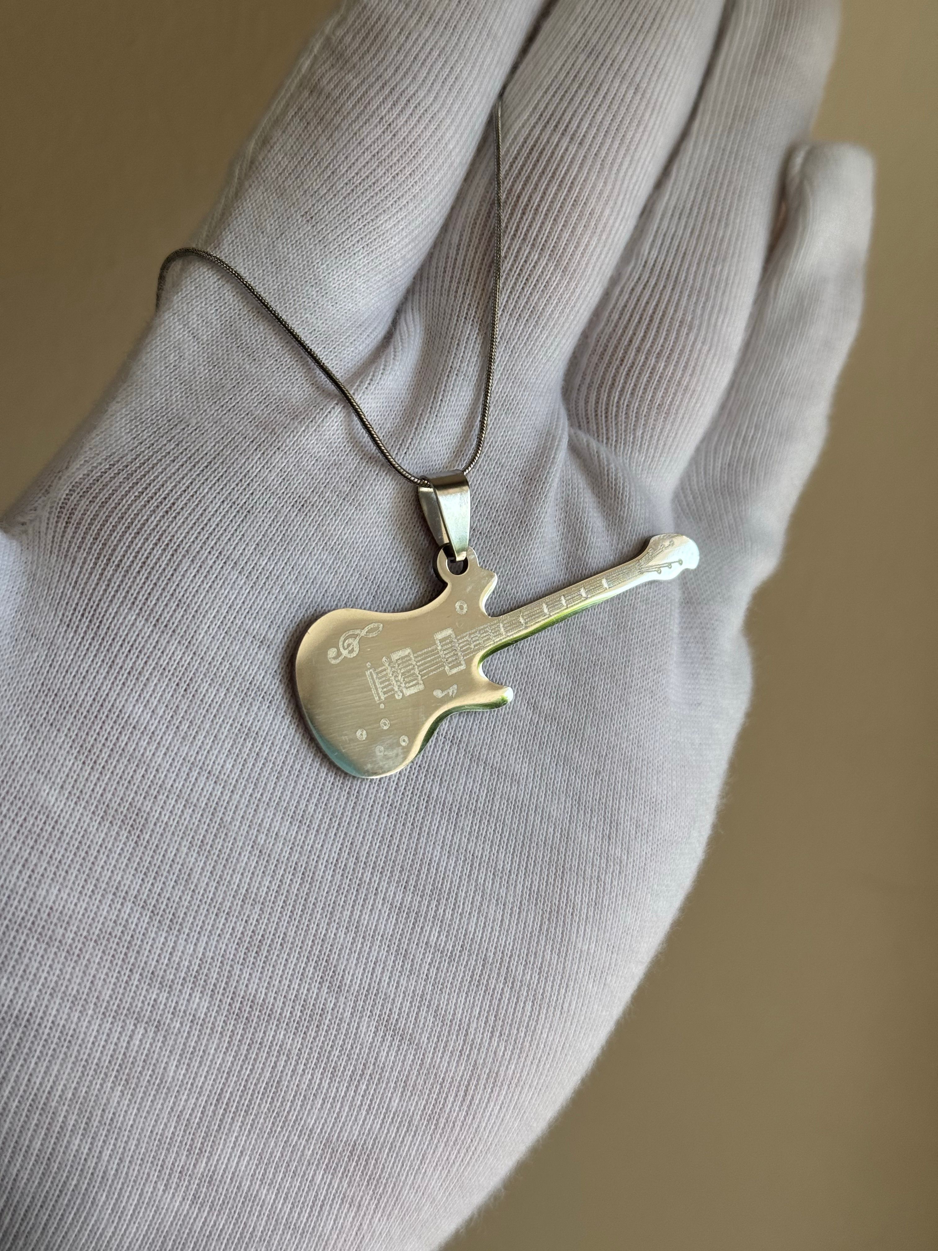 315L Çelik Gitar Kolye