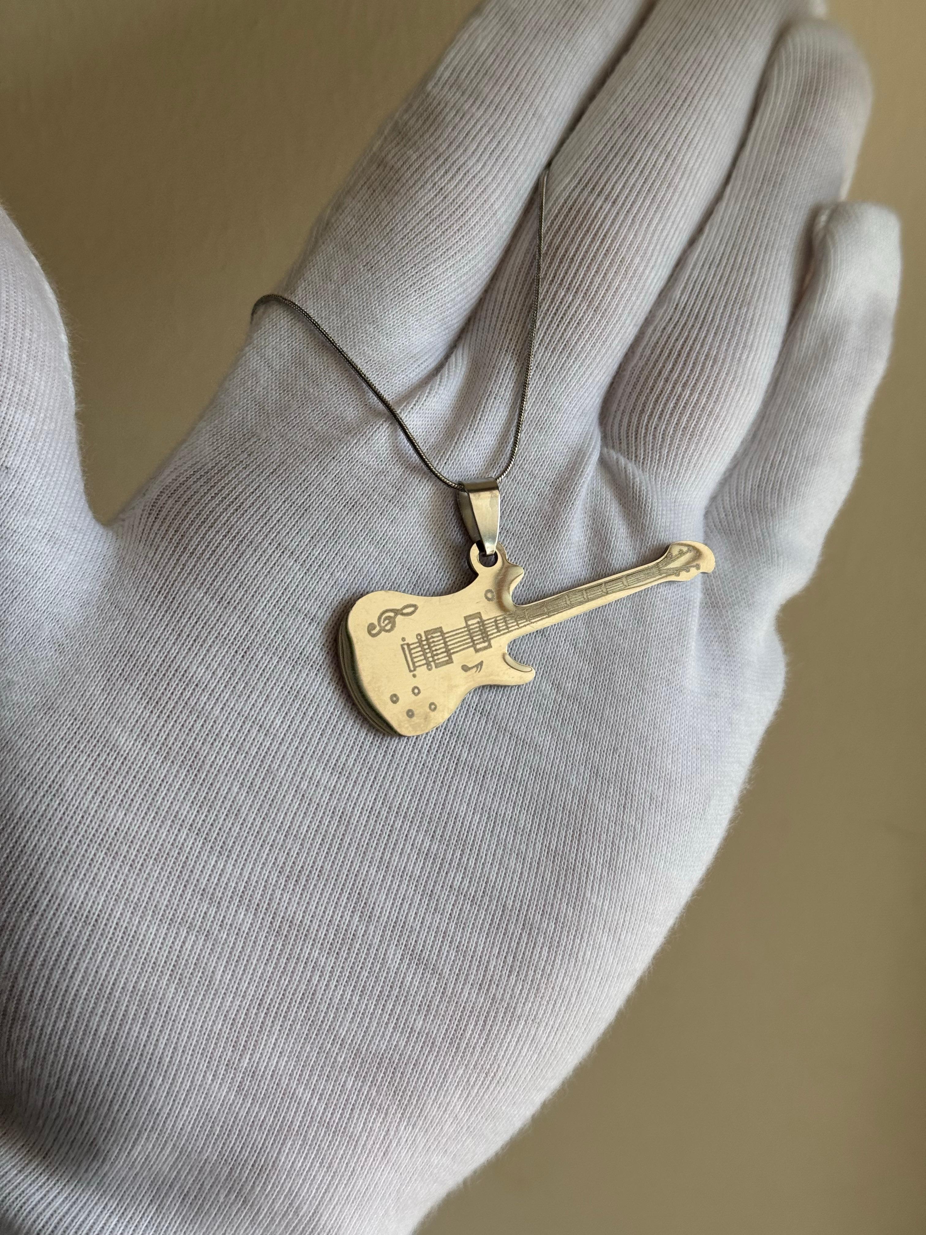 315L Çelik Gitar Kolye
