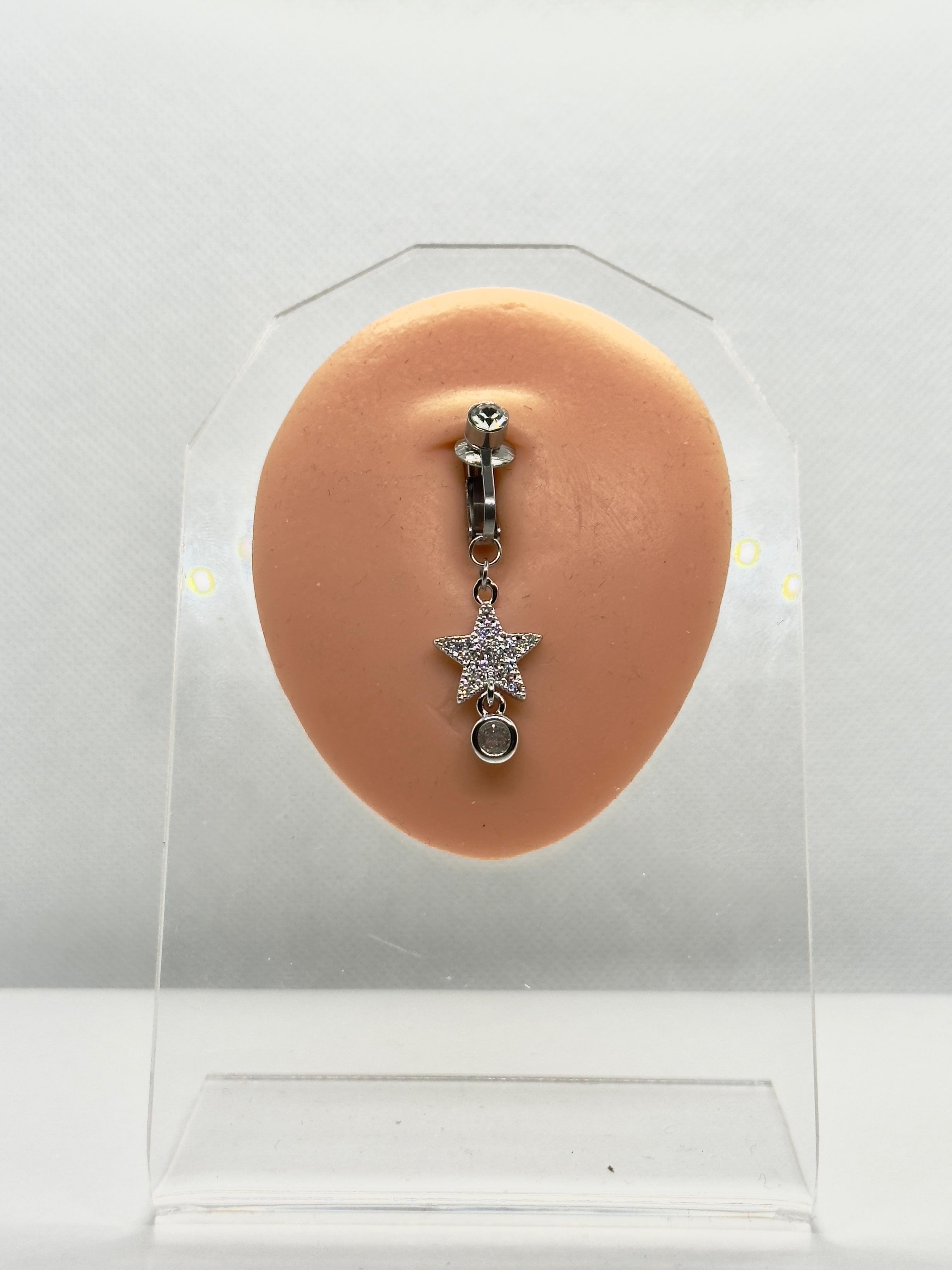 315L Çelik Sıkıştırmalı Göbek Piercing