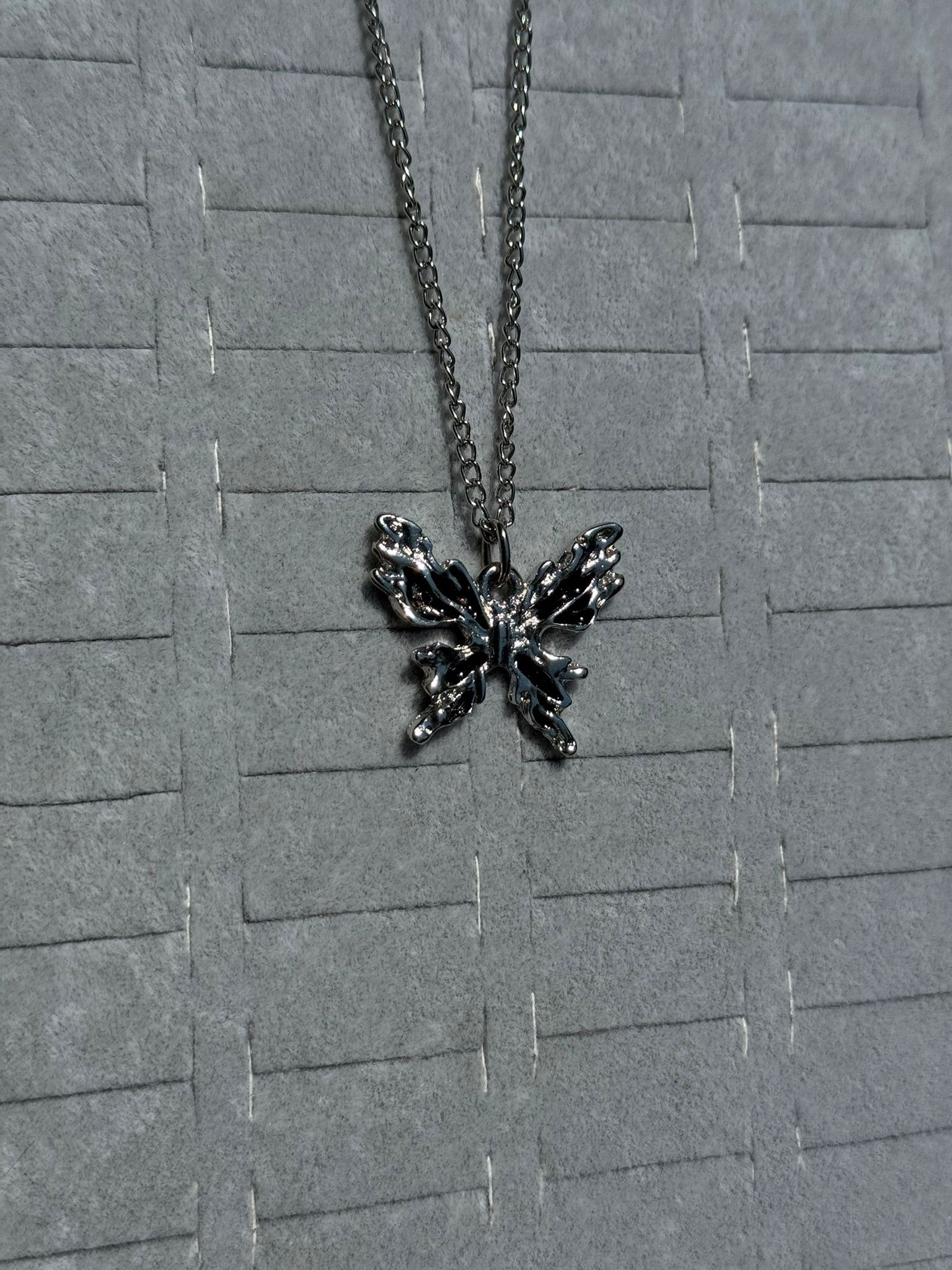 Gothic Kelebek Kolye