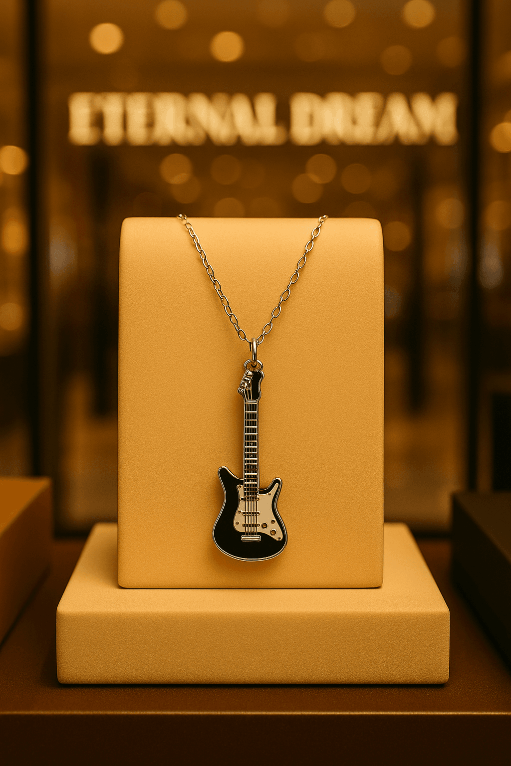 Gitar Modelli Kolye