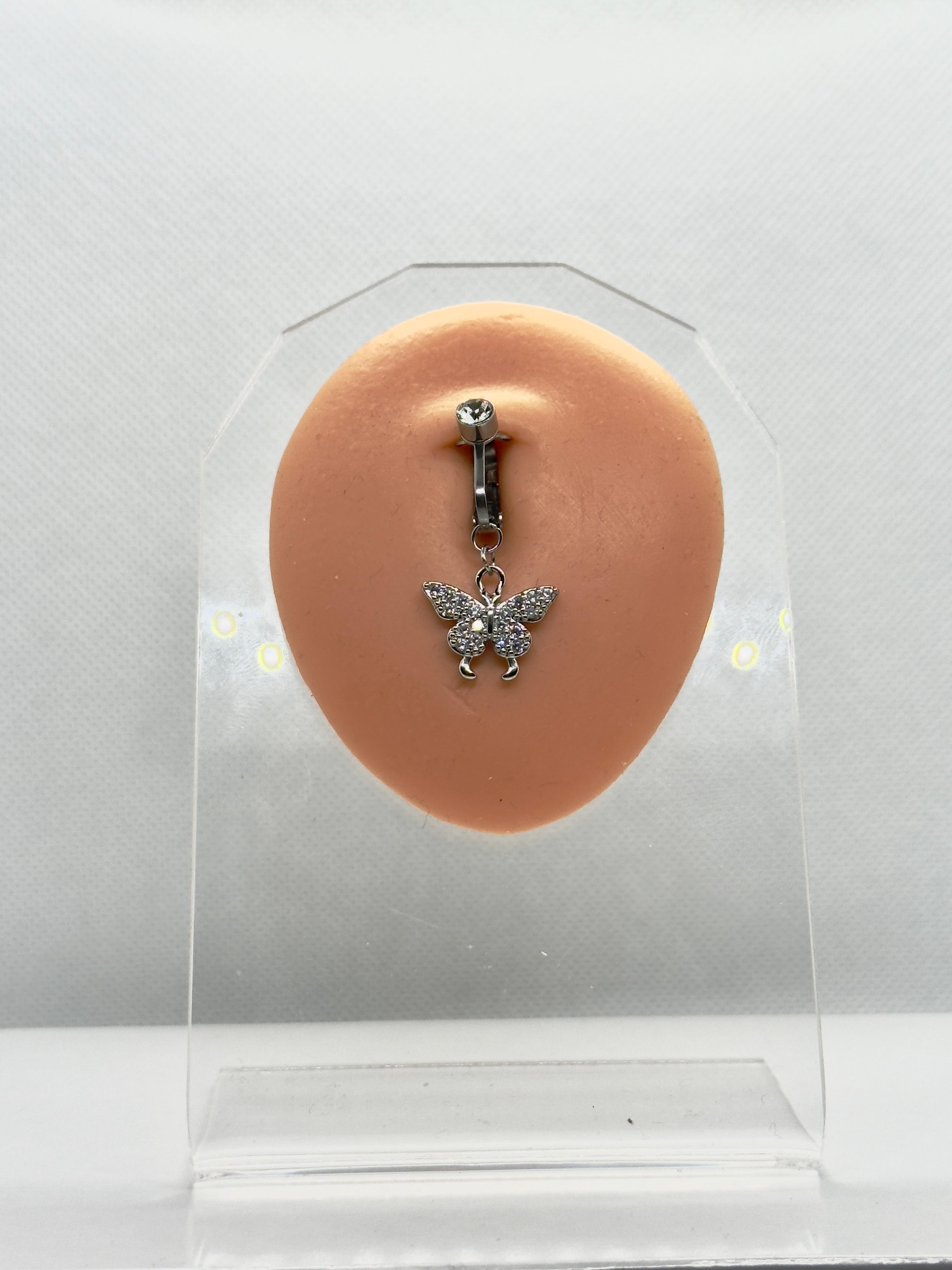 315L Çelik Sıkıştırmalı Göbek Piercing