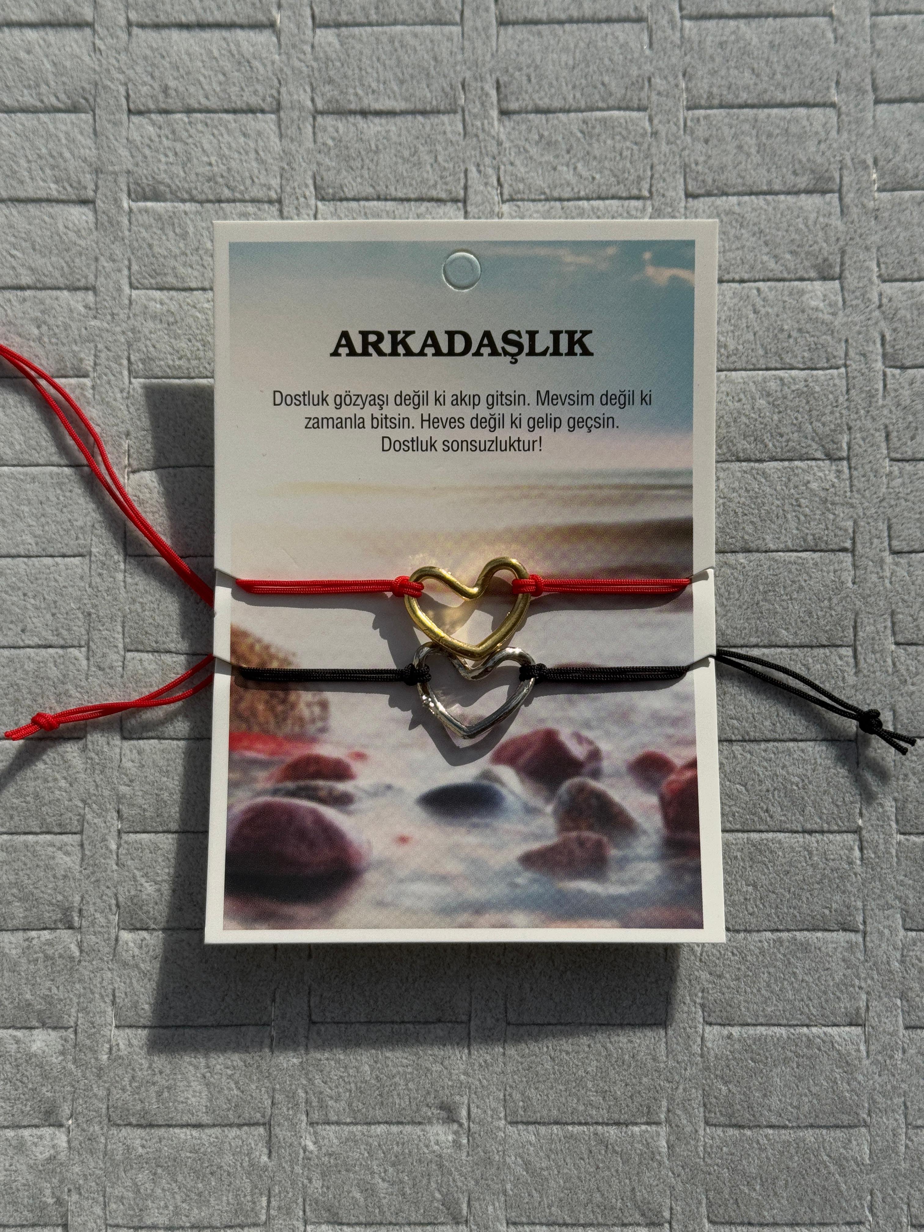 Çift Kalp Bileklik