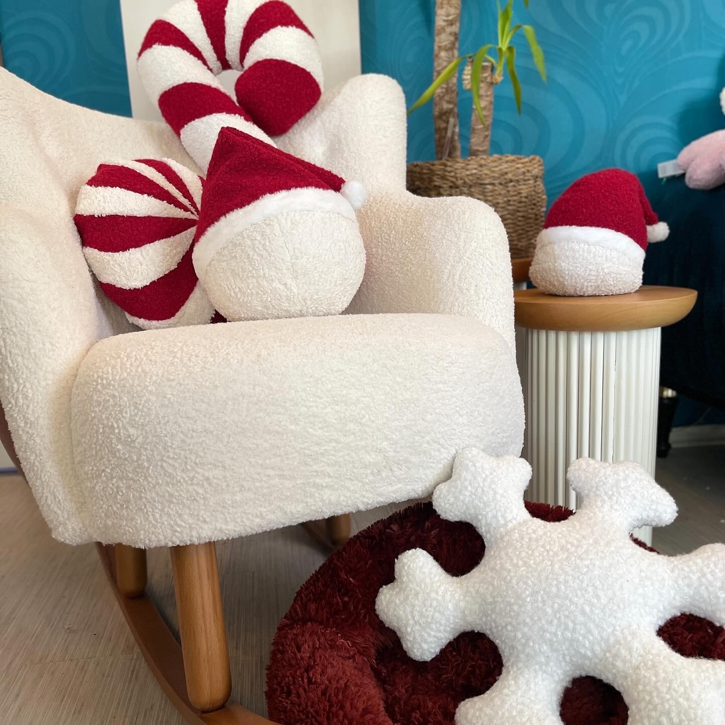 Cr design Candy Cane El Dikimi konsept yastık