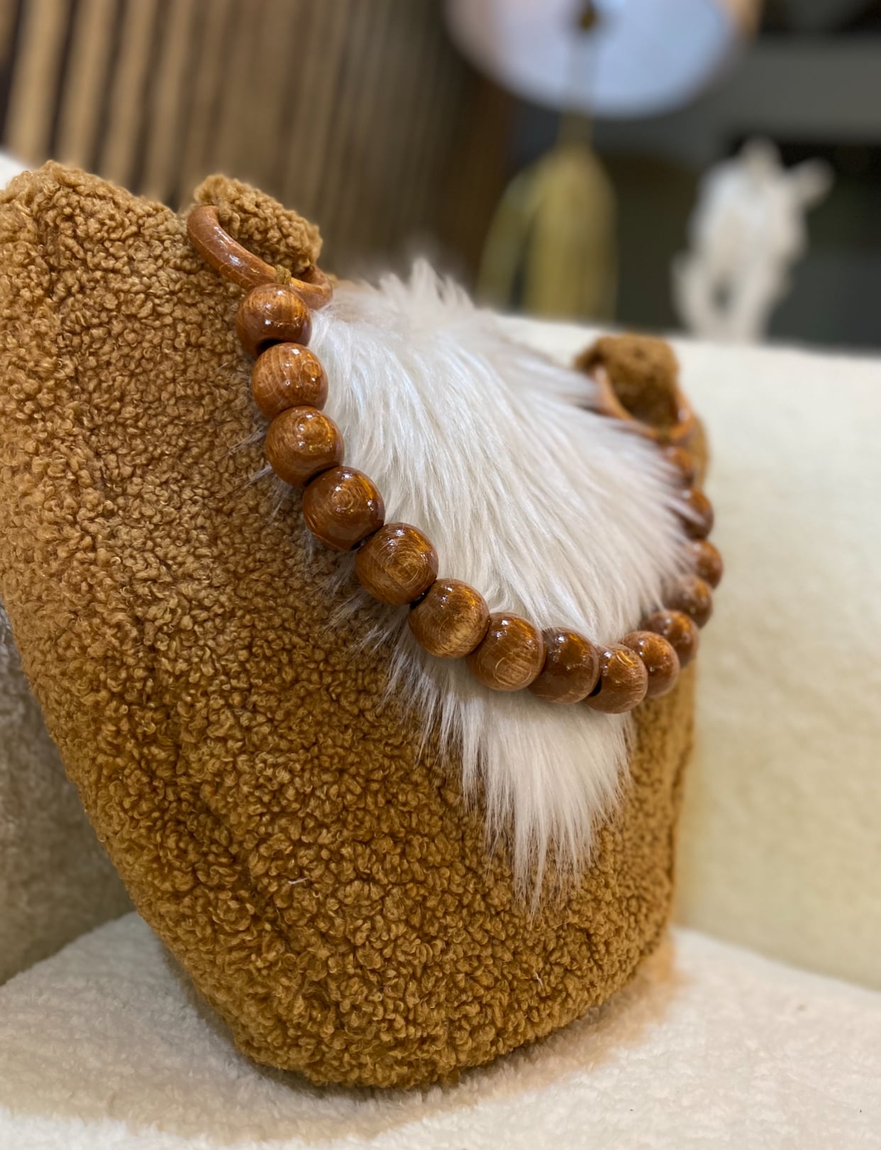 CR Design- Tasarım Peluş Kol Çantası