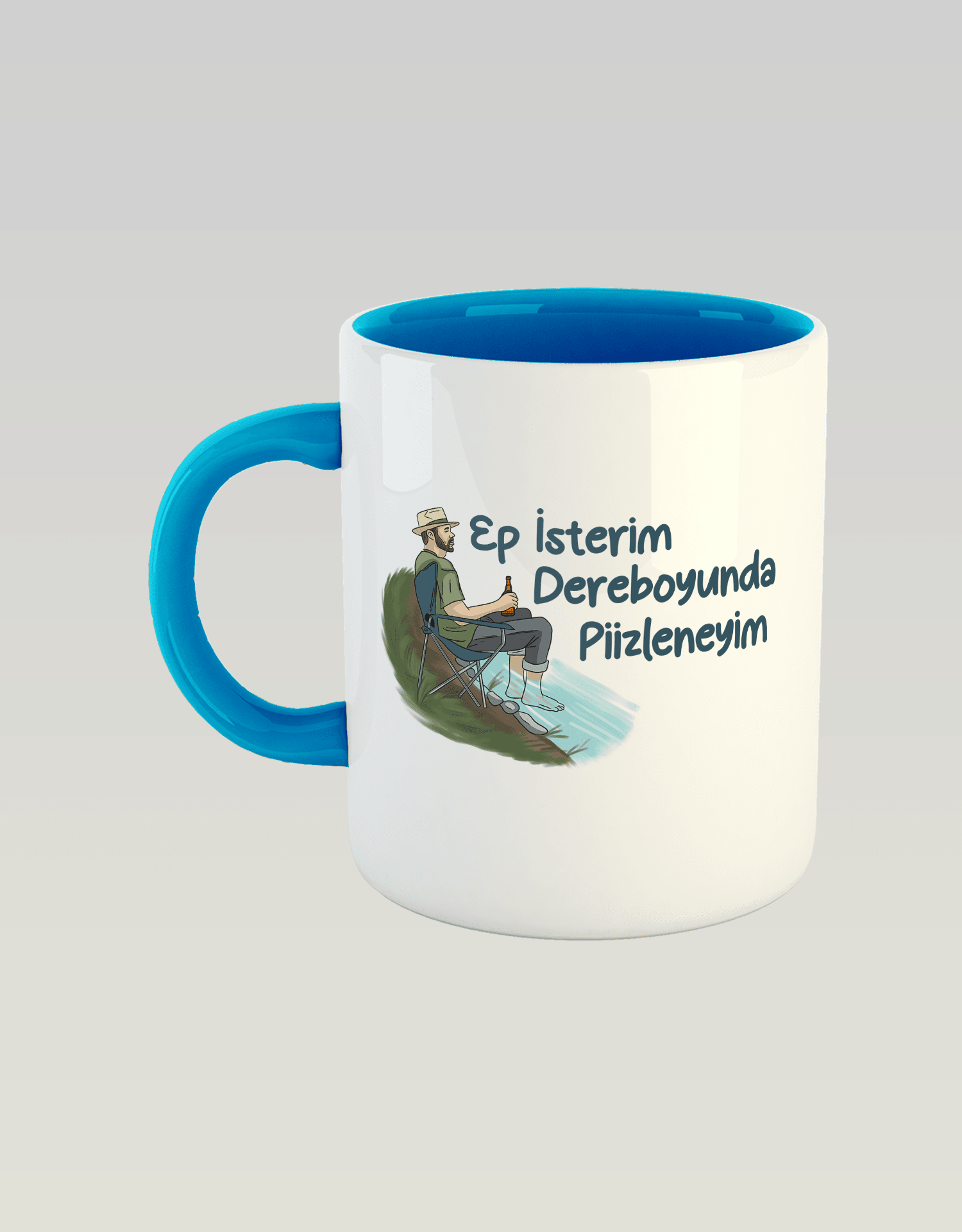 Ep İsterim Dereboyunda Piizleneyim (Porselen Kupa)