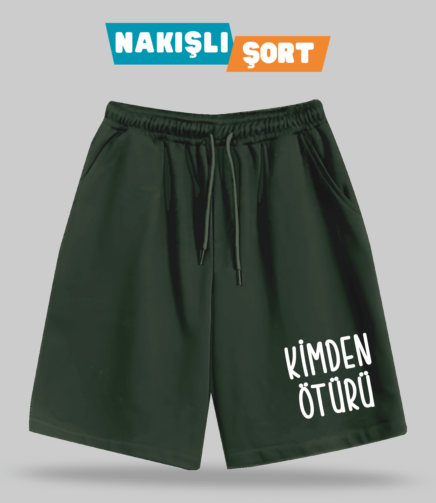 Kimden Ötürü (Nakışlı Erkek Şort)