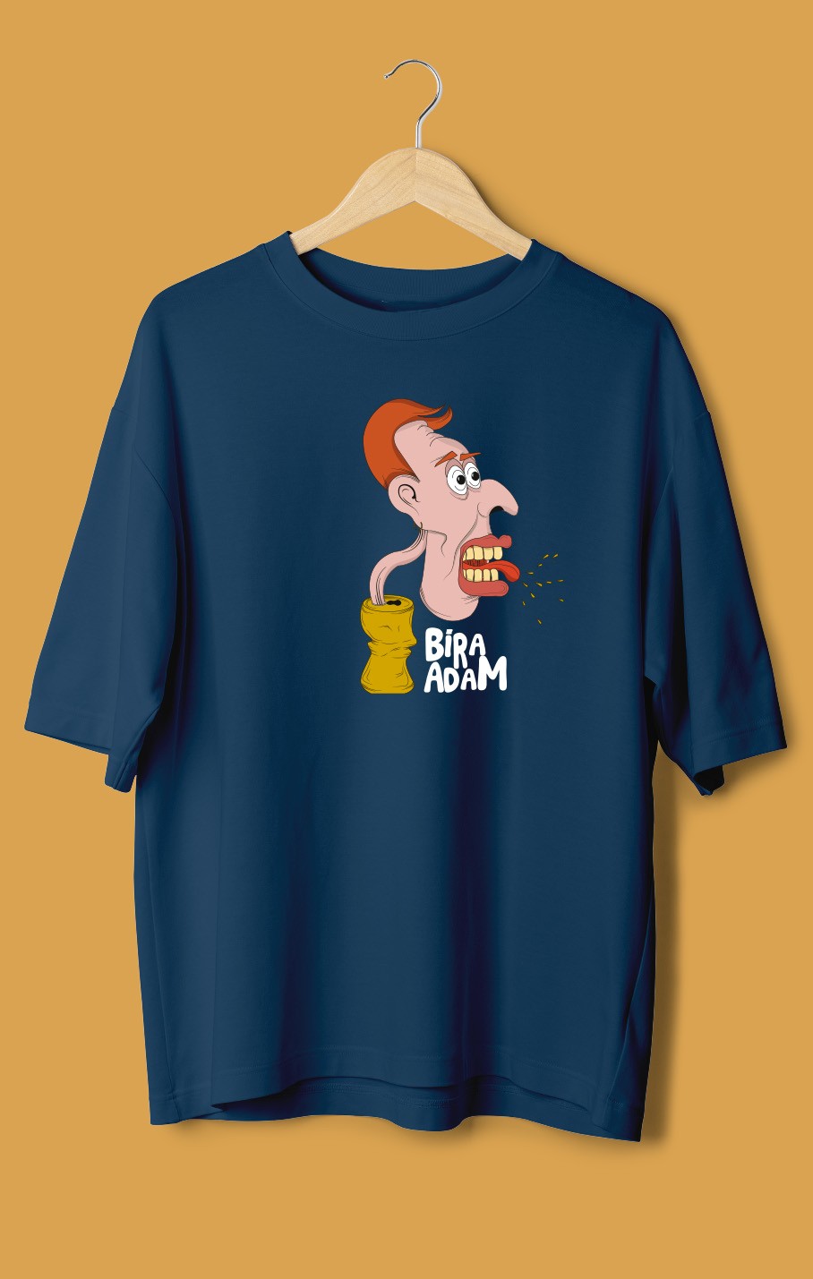 Bira Adam (Orijinal Oversize Tişört)