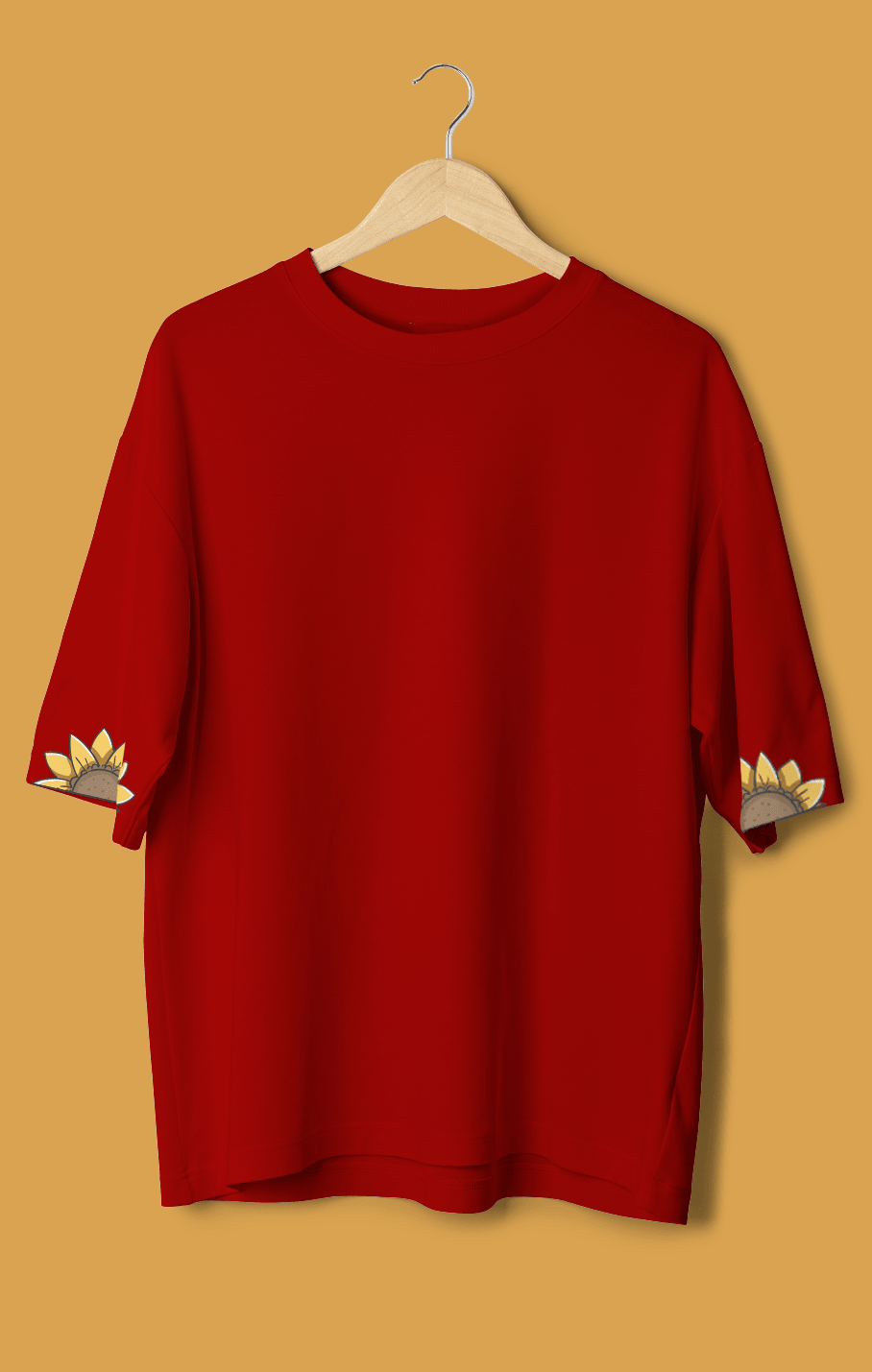 Kol Baskılı Gündendili Tişört (Orijinal Oversize Tişört)