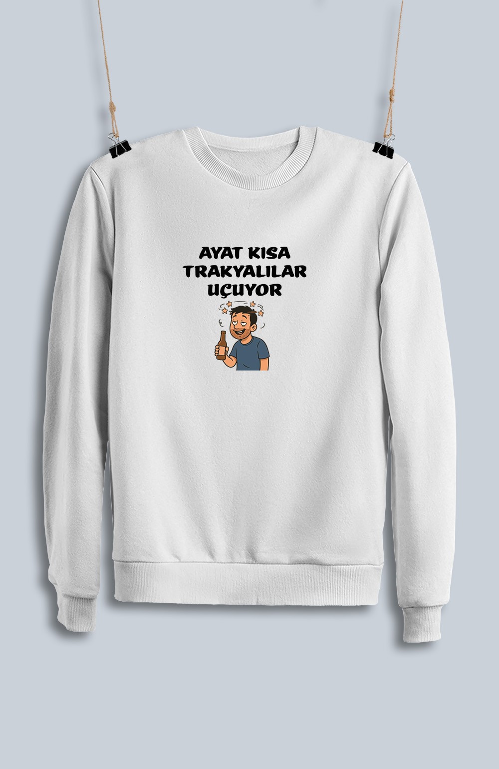 Ayat Kısa Trakyalılar Uçuyor (Sweatshirt)