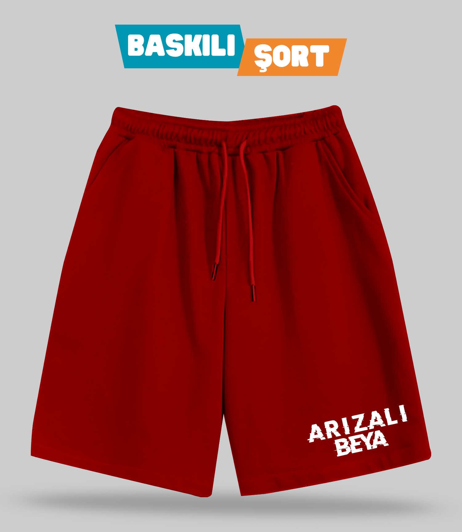 Arızalı Beya (Baskılı Erkek Şort)