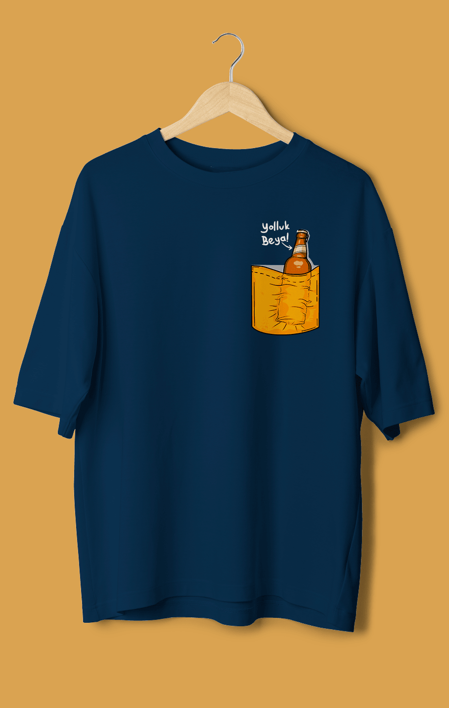 Yolluk Beya Minimal (Orijinal Oversize Tişört)