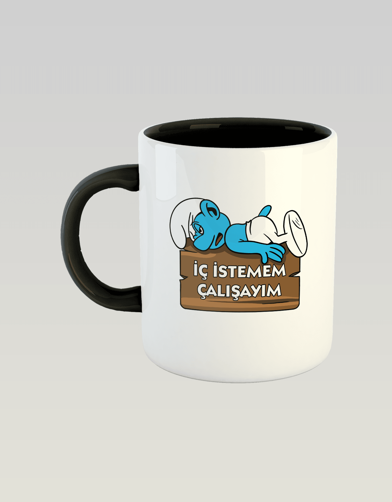 İç İstemem Çalışayım Şirin (Porselen Kupa)