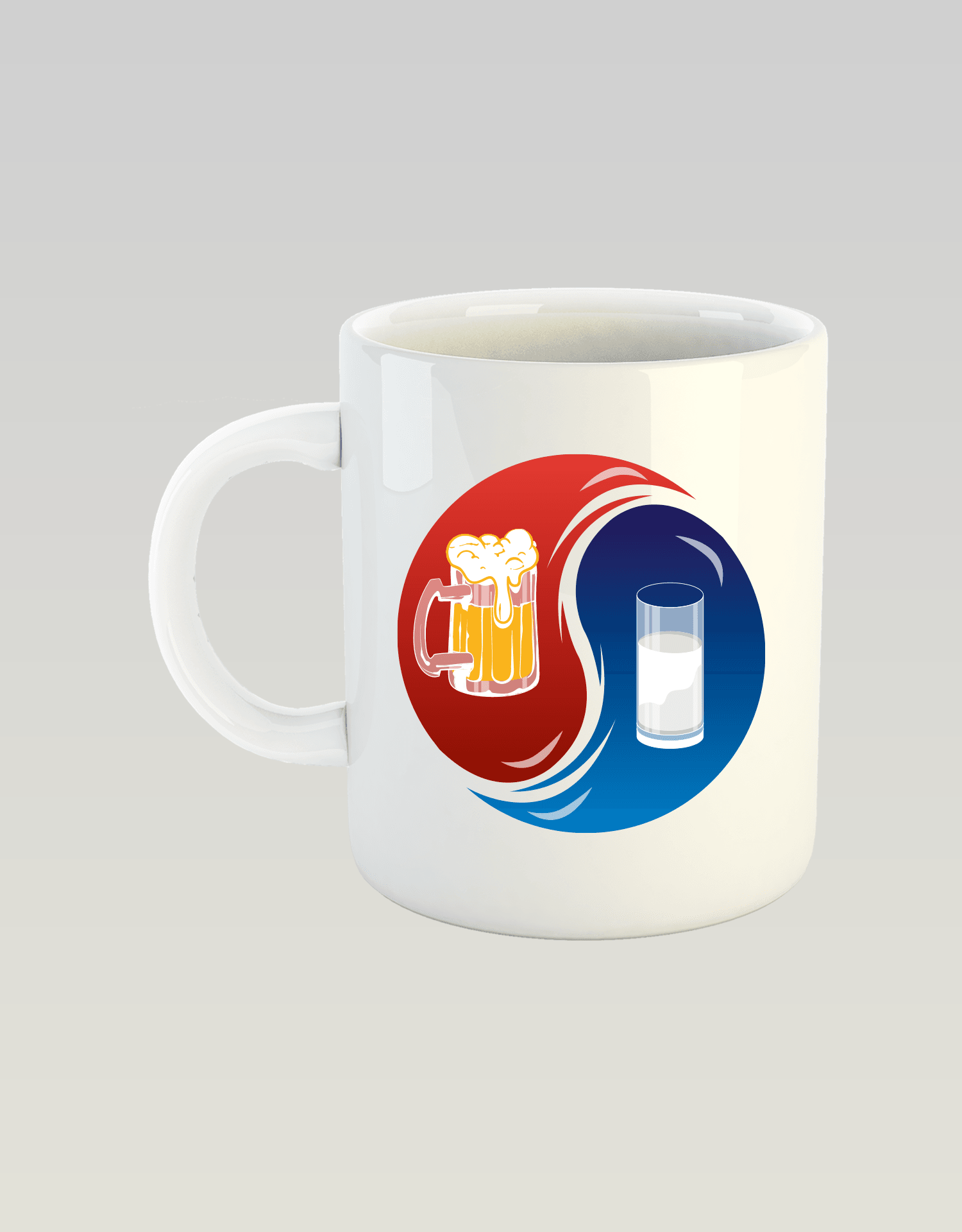 Bira mı? Rakı mı? (Porselen Kupa)