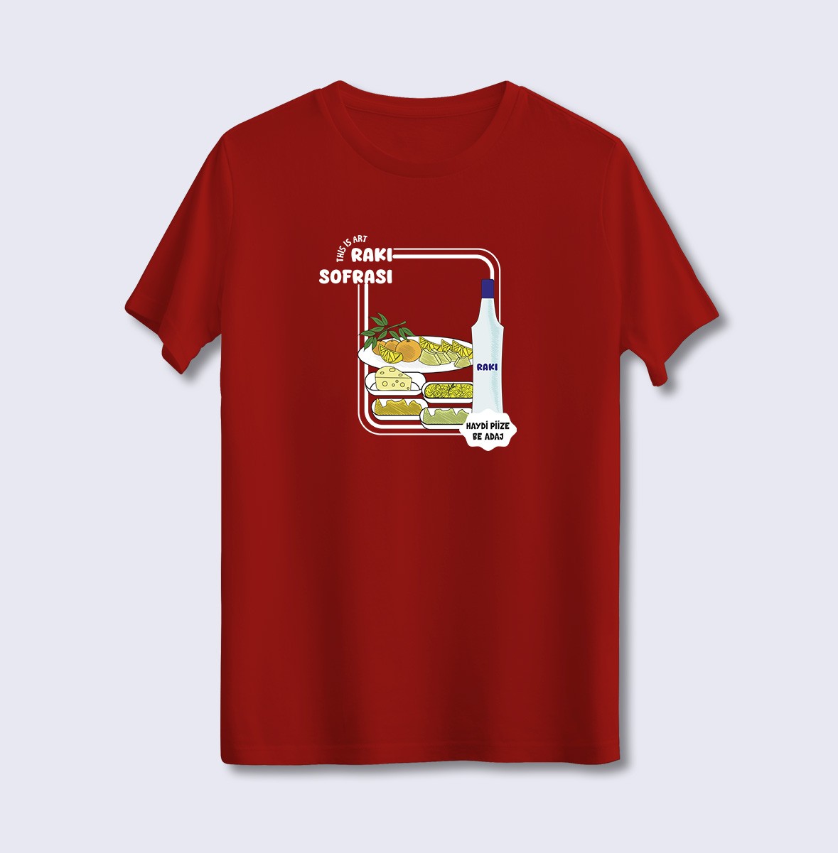 Rakı Sofrası (Üniseks Tişört)