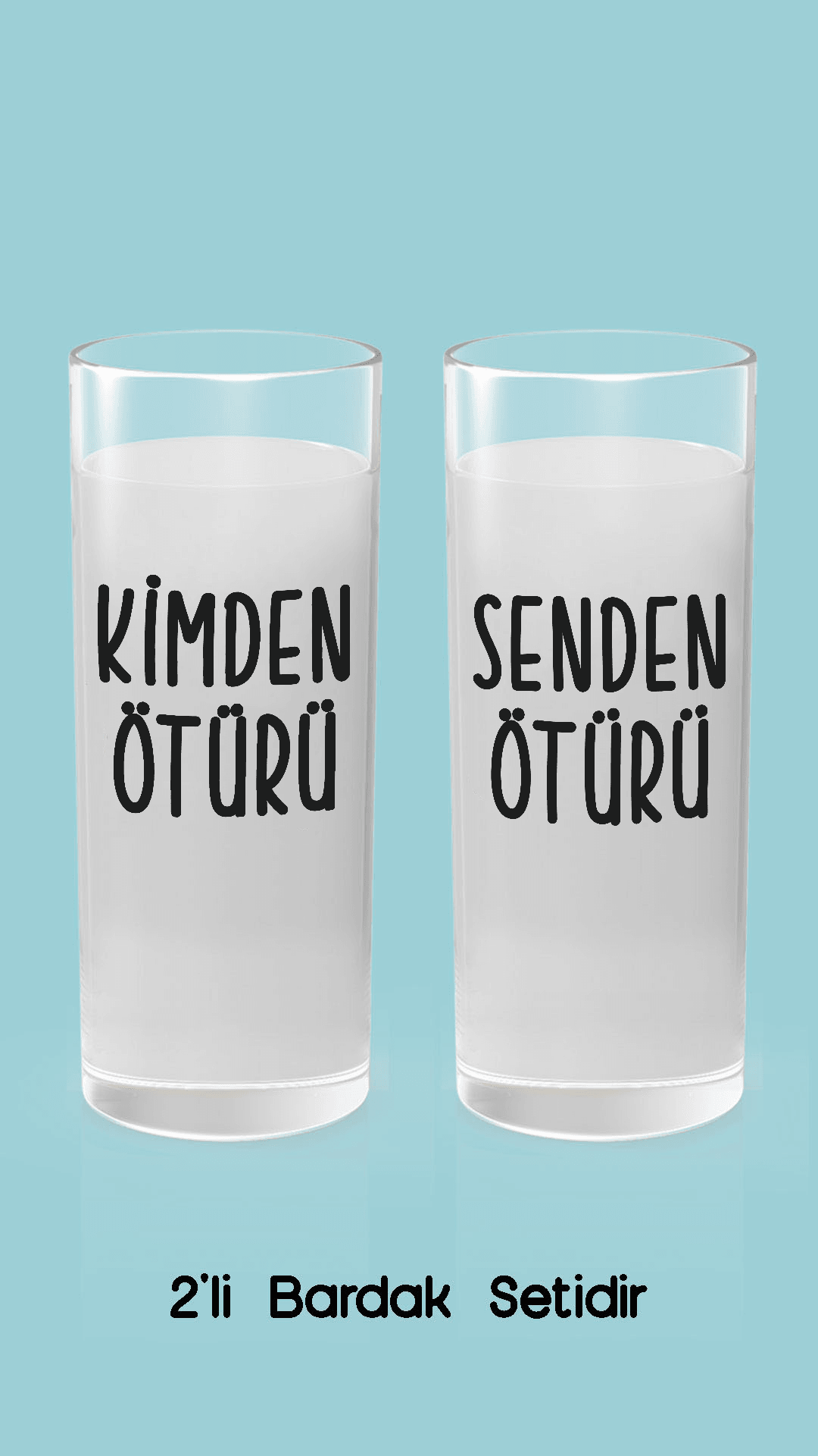 Kimden Ötürü-Senden Ötürü (Rakı Bardağı)