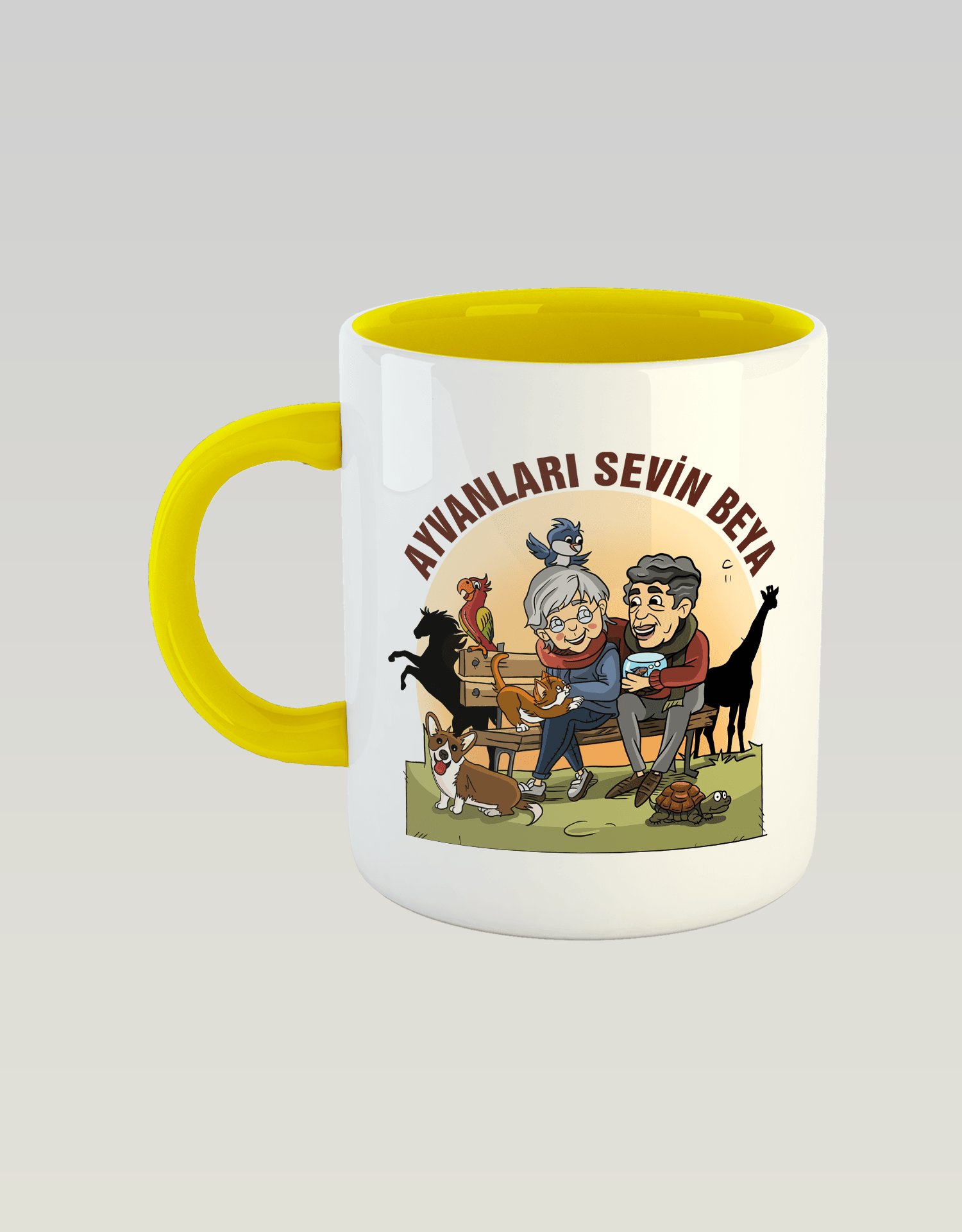 Ayvanları Sevin Beya (Porselen Kupa)