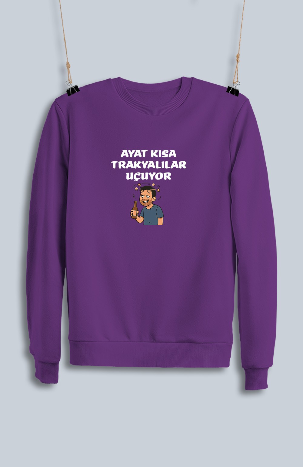 Ayat Kısa Trakyalılar Uçuyor (Sweatshirt)
