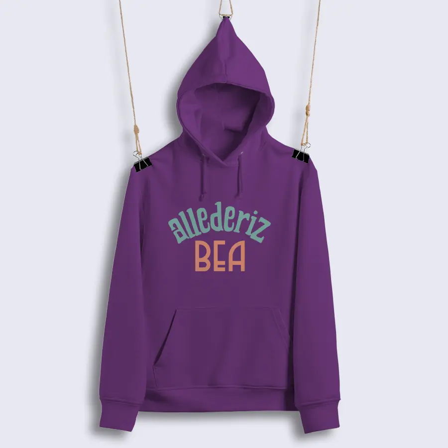 Unisex Kapüşonlu Sweat - Allederiz Bea