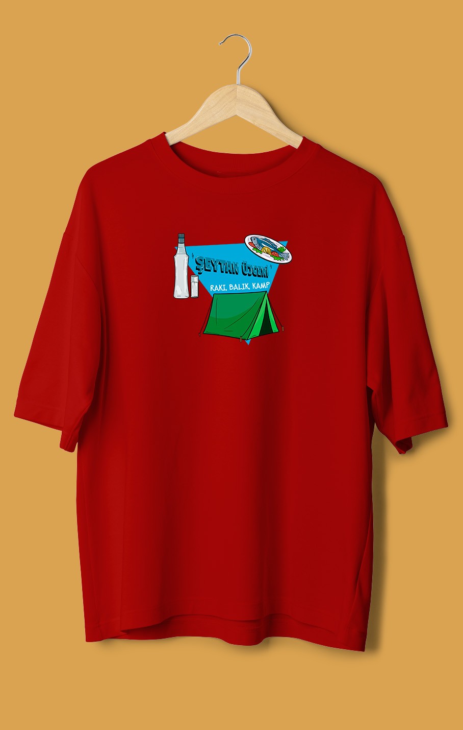 Şeytan Üçgeni (Orijinal Oversize Tişört)