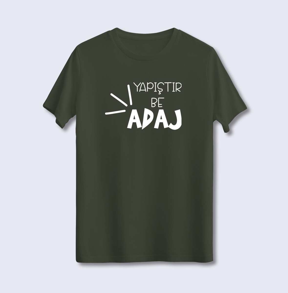 Yapıştır Be Adaj (Üniseks Tişört)