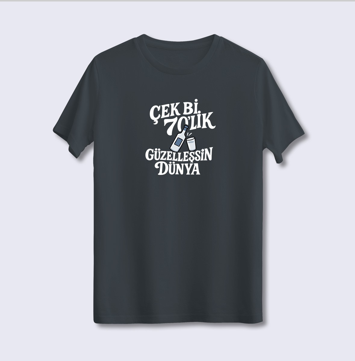 Çek Bi 70'Lik Güzelleşsin Dünya (Üniseks Tişört)