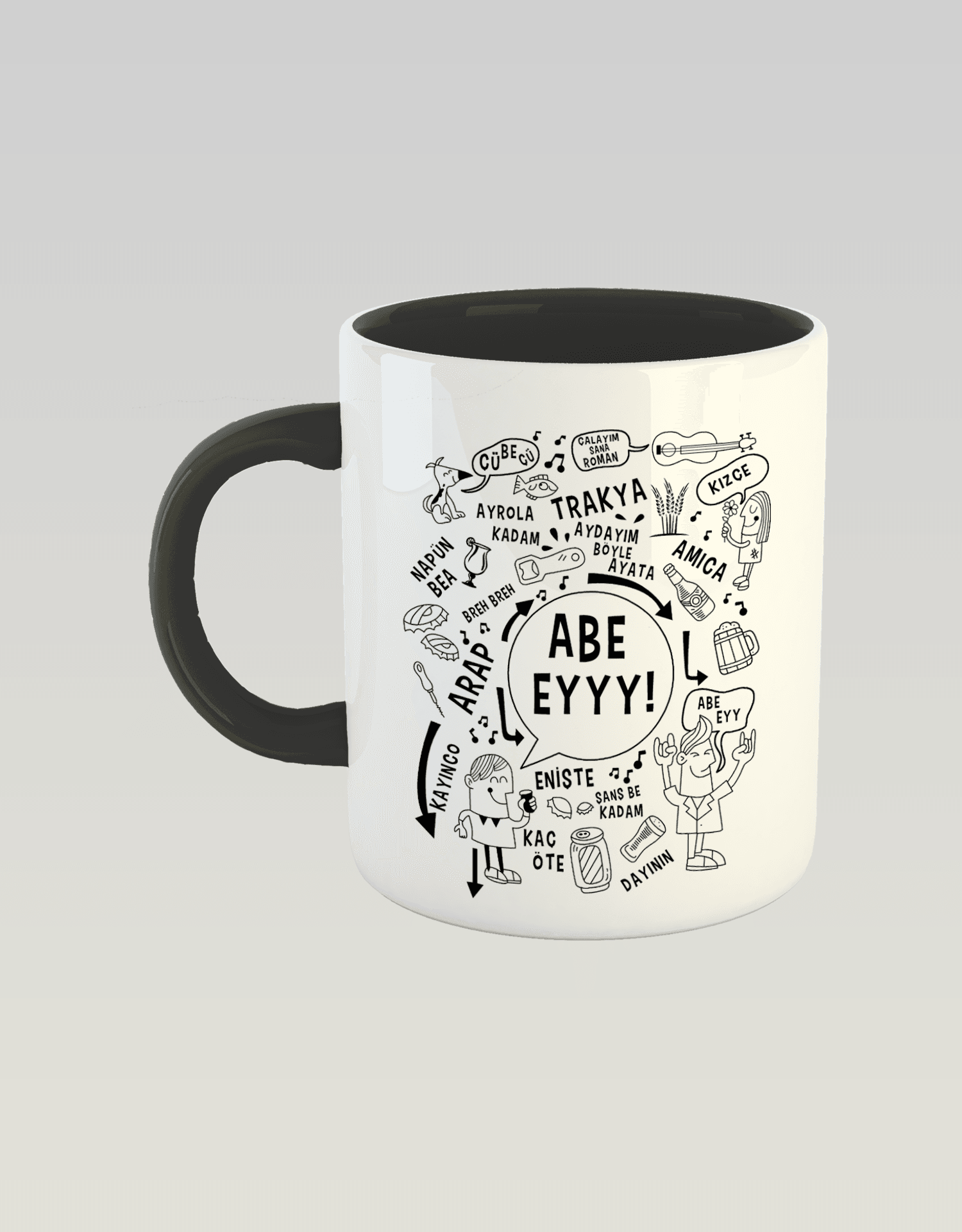 Abe Eyy (Porselen Kupa)