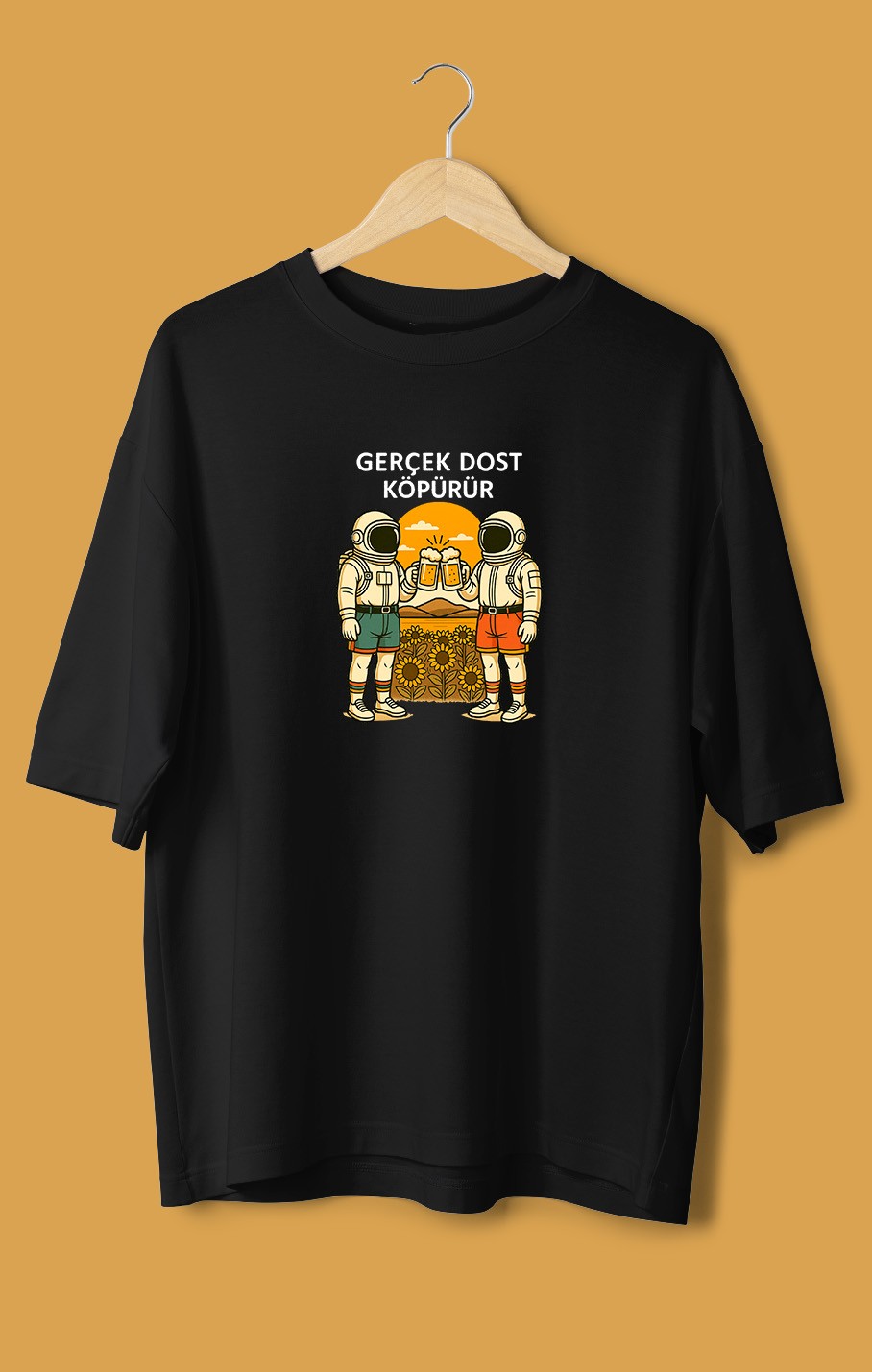 Gerçek Dost Köpürür 2 (Orijinal Oversize Tişört)