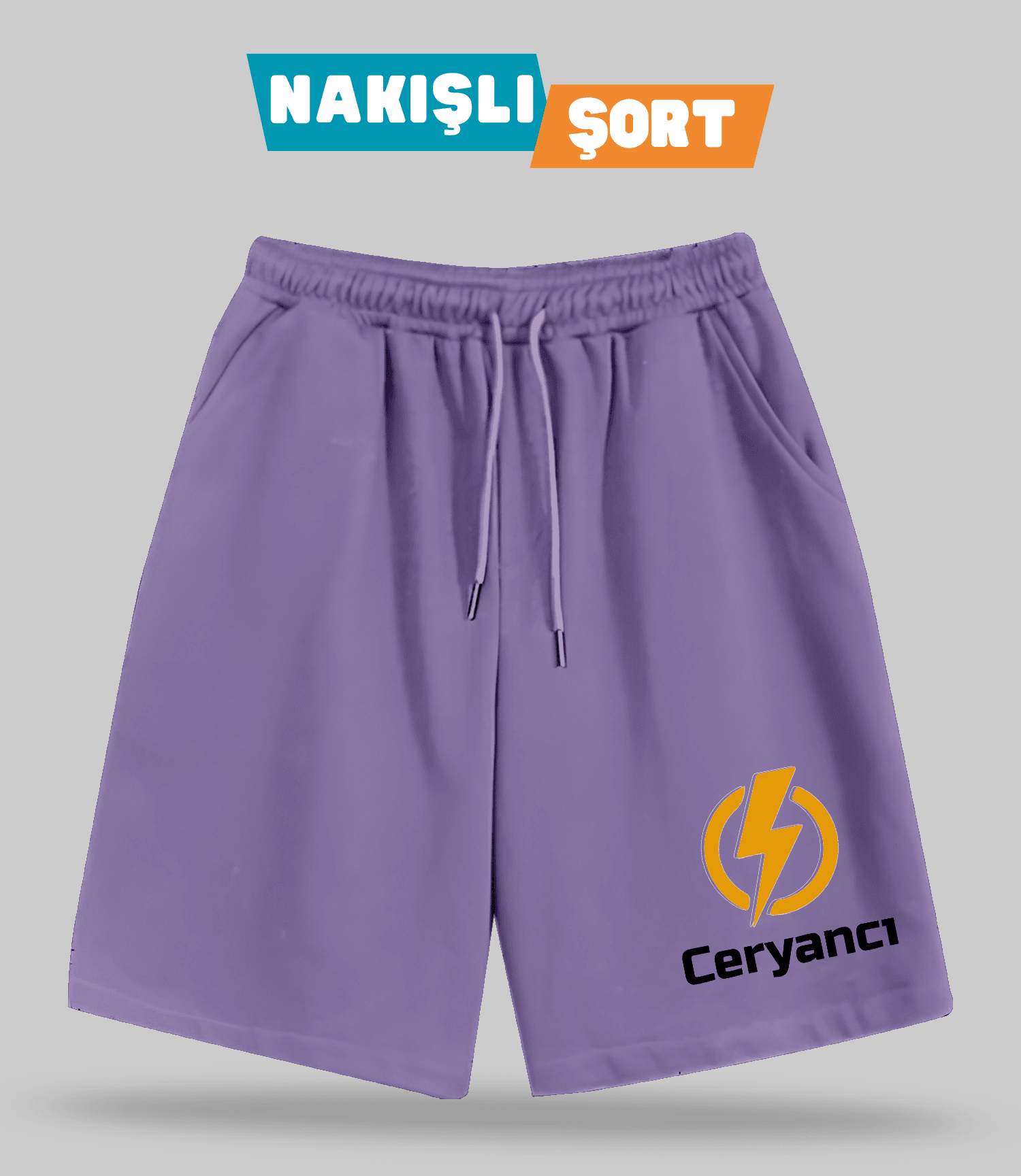 Ceryancı (Nakışlı Erkek Şort)
