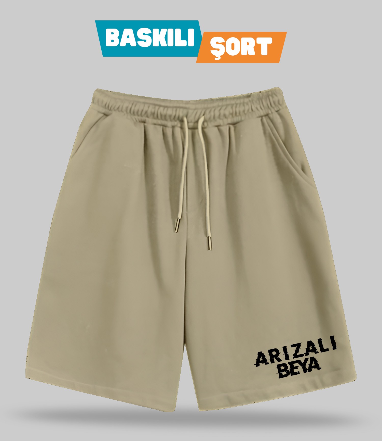 Arızalı Beya (Baskılı Erkek Şort)