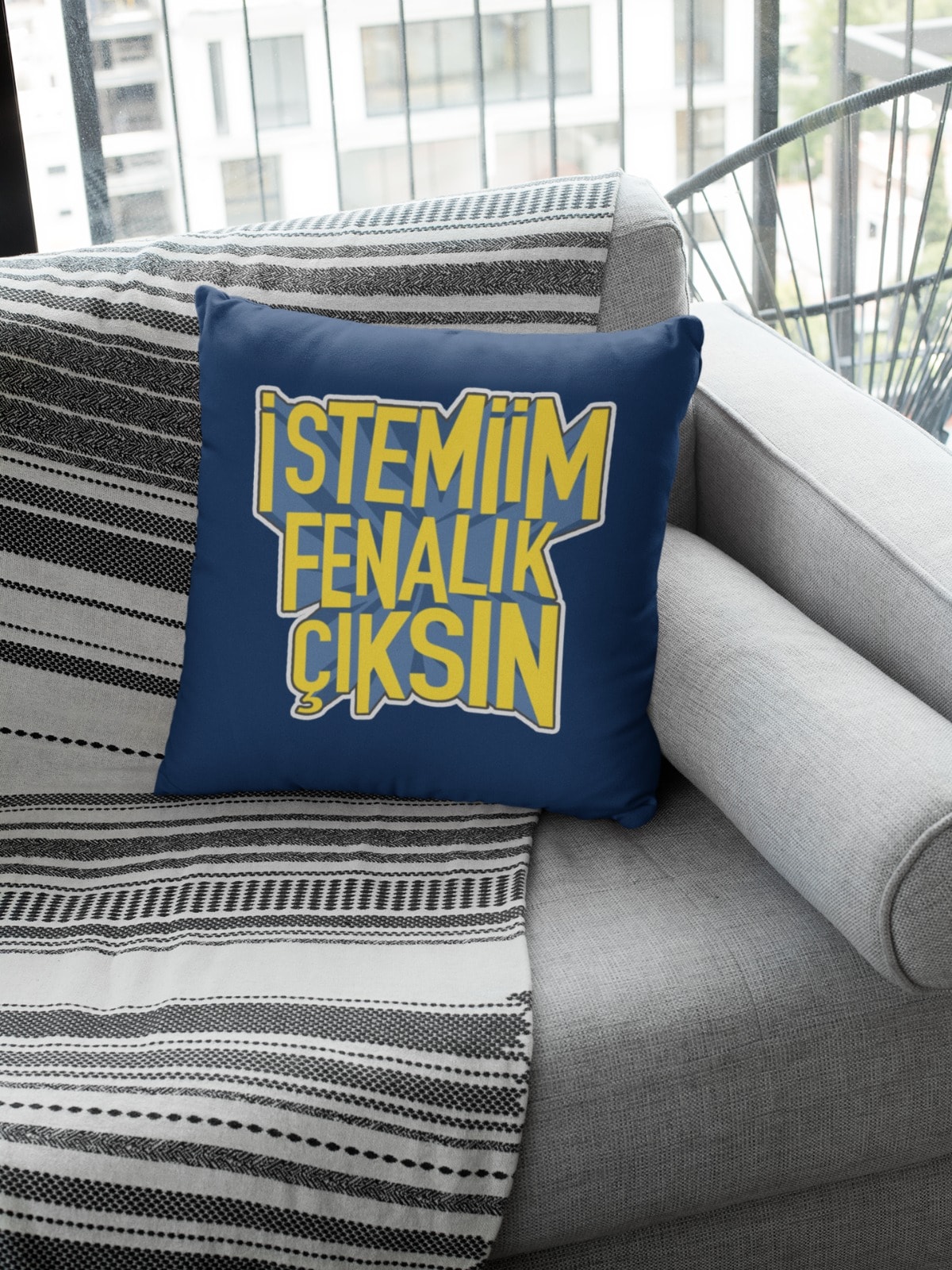İstemiim Fenalık Çıkarayım (Kare Yastık)