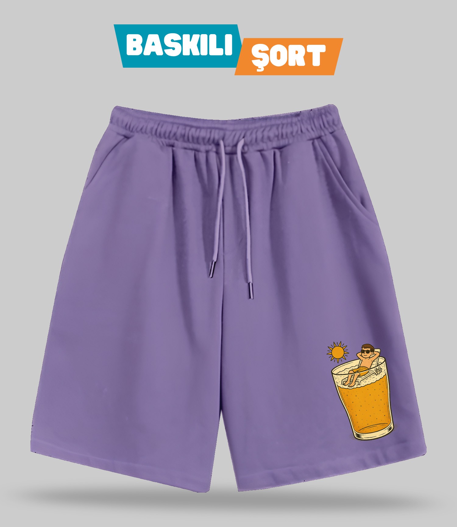 Tatil Planı 2 (Baskılı Erkek Şort)