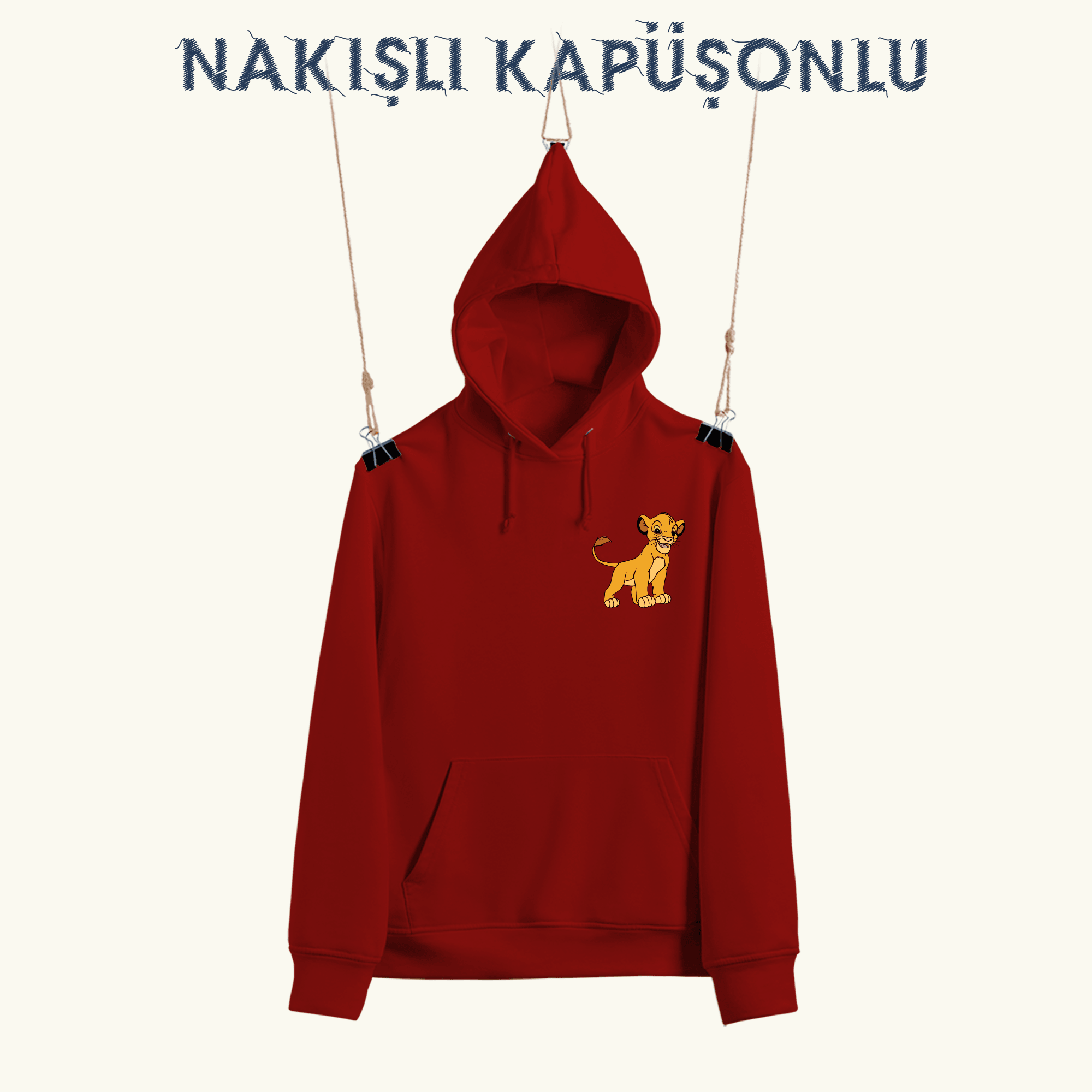 Aslan Kral Simba (NAKIŞLI KAPÜŞONLU)