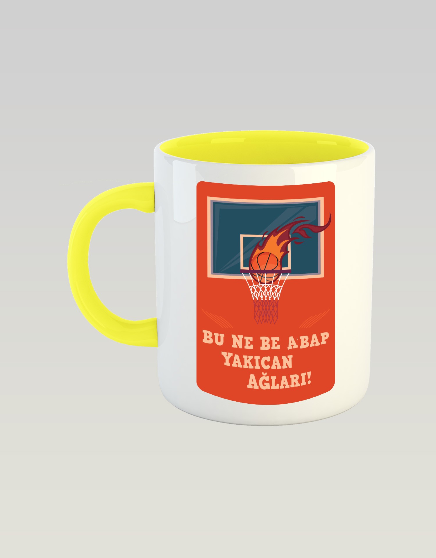 Bu Ne Be Abab Yakıcan Ağları! (Porselen Kupa)