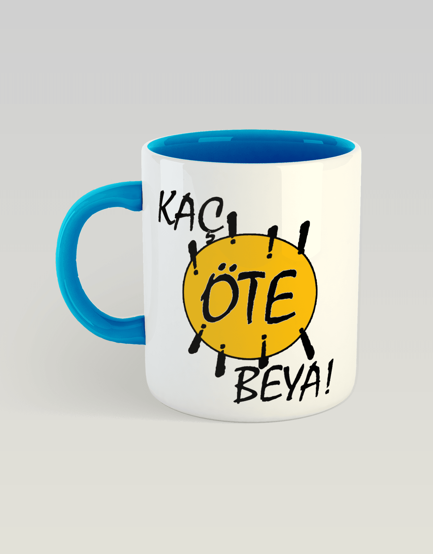 Kaç Öte Beya (Porselen Kupa)